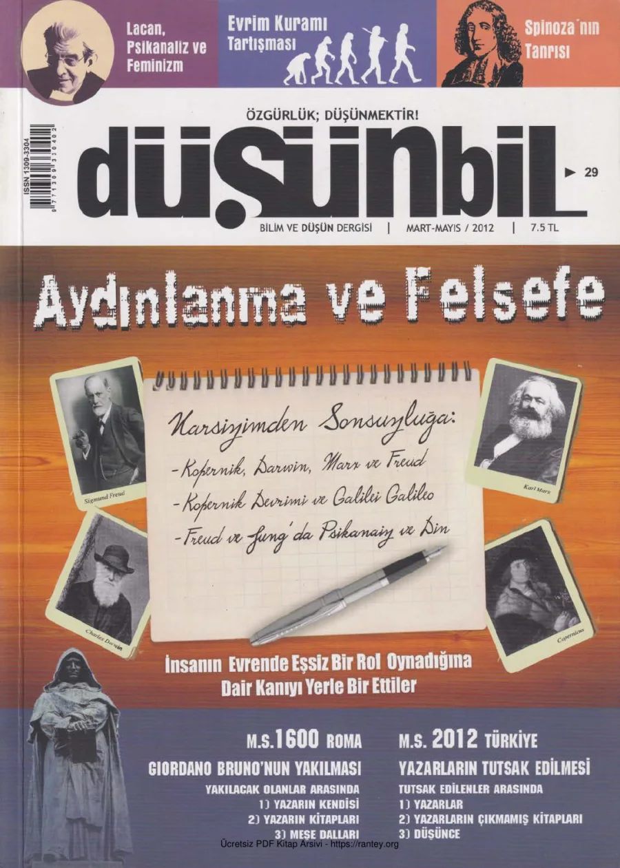 Düşünbil Sayı 029 Mayıs 2012 kapak görseli