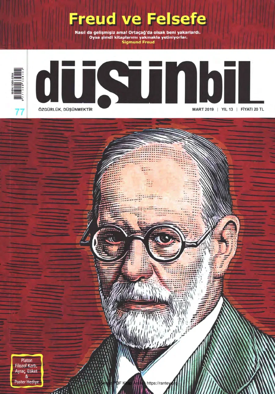 Düşünbil Sayı 077 Mart 2019 Freud ve Felsefe kapak görseli