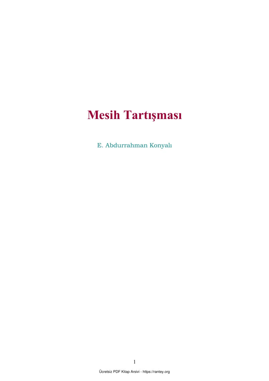 E. Abdurrahman Konyalı = Ebu Abdulmumin Tekin Mıhçı kapak görseli