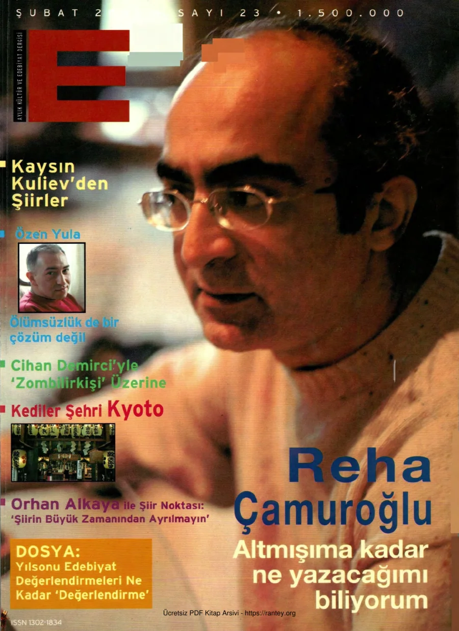 E Sayı 023 - Şubat 2001 kapak görseli
