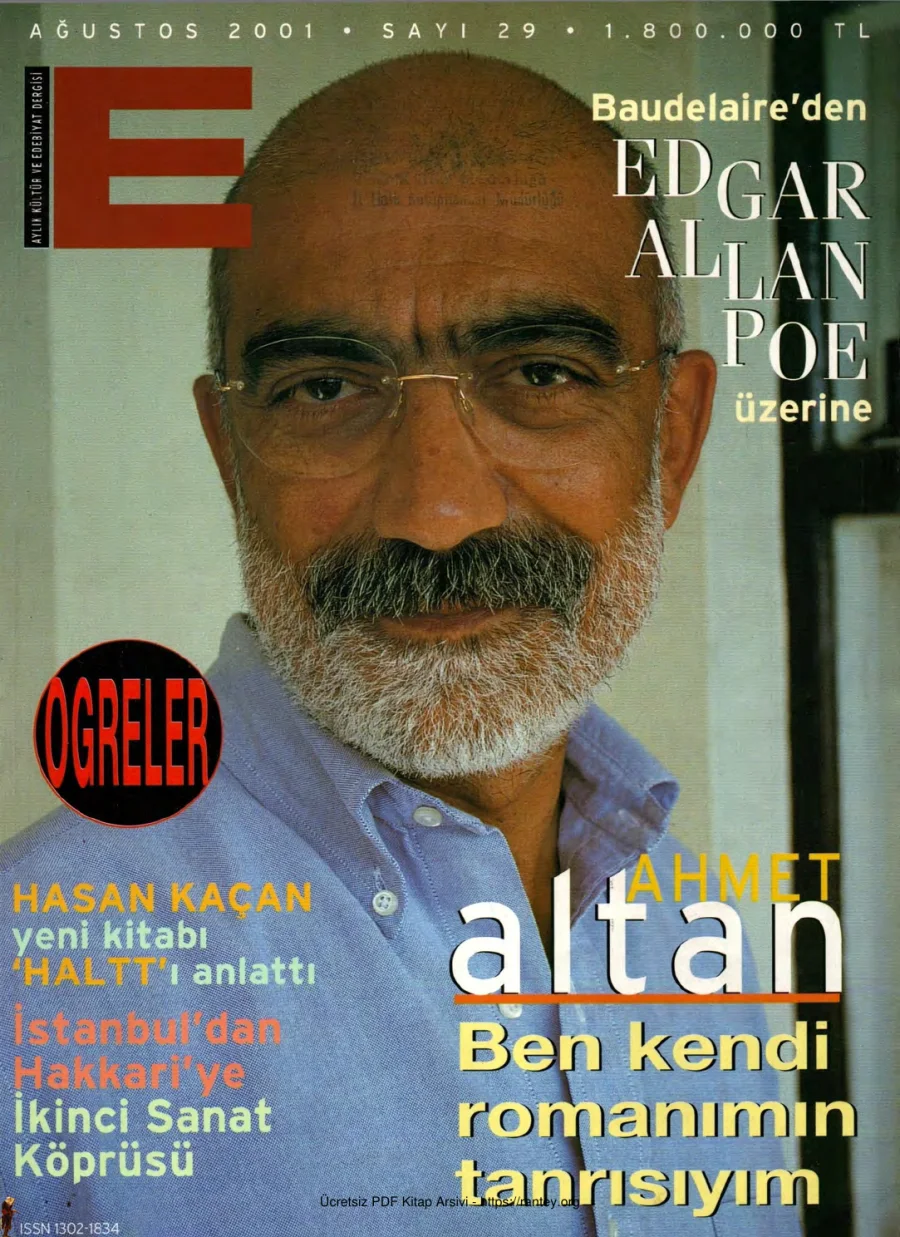 E Sayı 029 - Ağustos 2001 kapak görseli