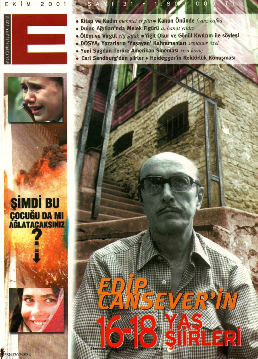 E Sayı 031 - Ekim 2001 kapak görseli
