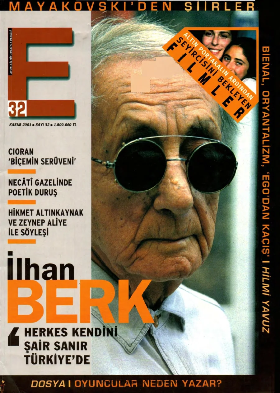 E Sayı 032 - Kasım 2001 kapak görseli
