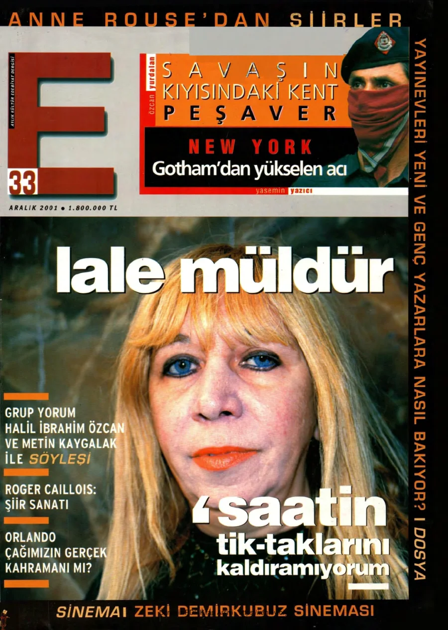 E Sayı 033 - Aralık 2001 kapak görseli
