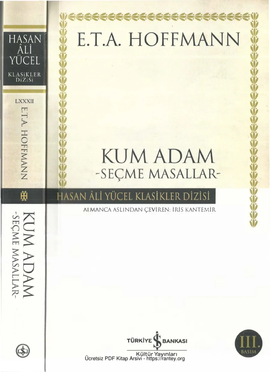 E T A Hoffmann Kum Adam kapak görseli