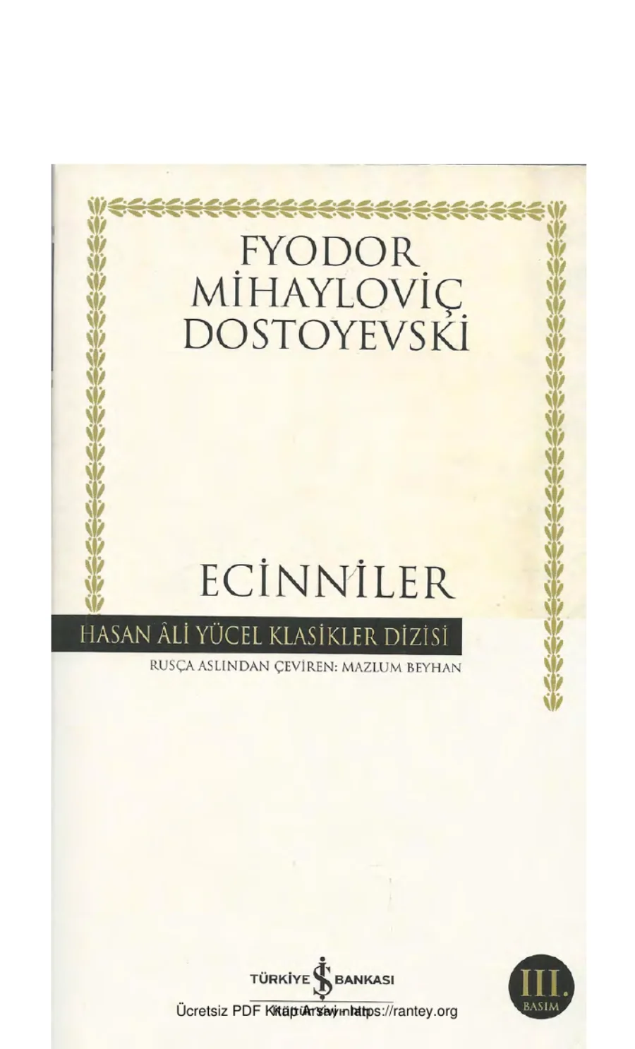 Ecinniler kapak görseli