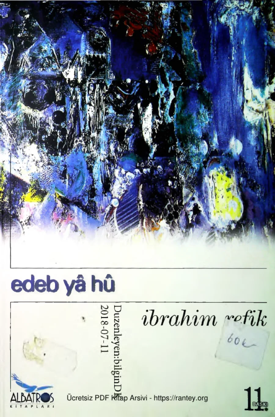 Edeb Ya Hu kapak görseli