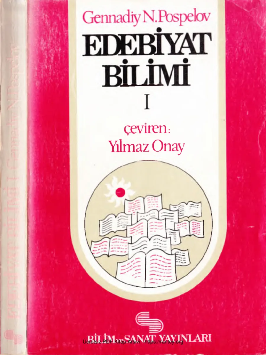 Edebiyat Bilimi Cilt 1 kapak görseli