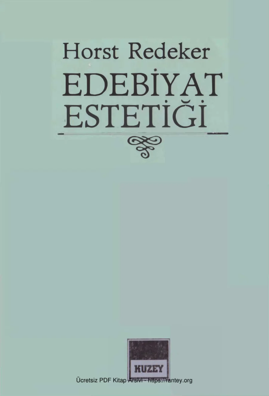 Edebiyat Estetiği kapak görseli