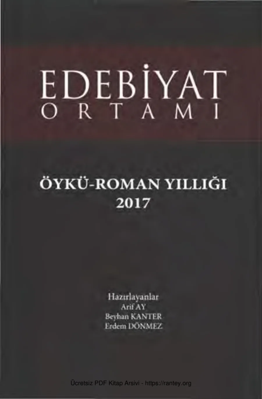 Edebiyat Ortamı Öykü Roman Yıllığı 2017 kapak görseli