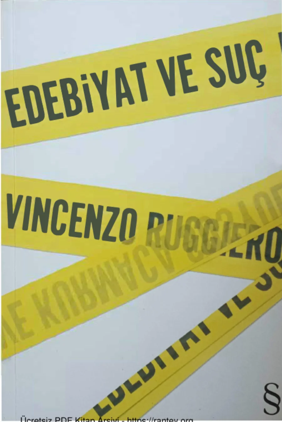 Edebiyat ve Suç kapak görseli