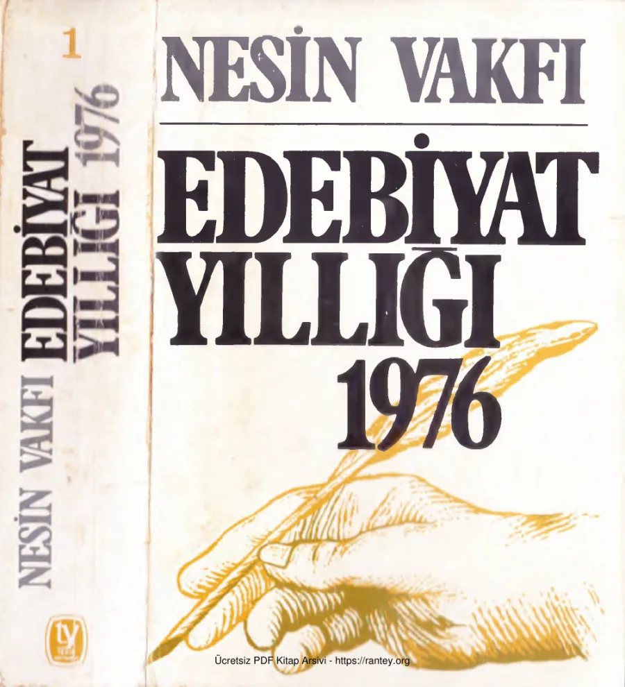 Edebiyat Yıllığı 1976 kapak görseli
