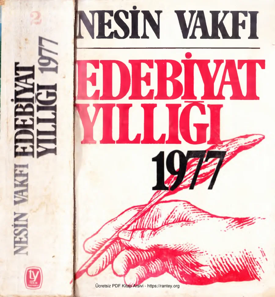 Edebiyat Yıllığı 1977 kapak görseli