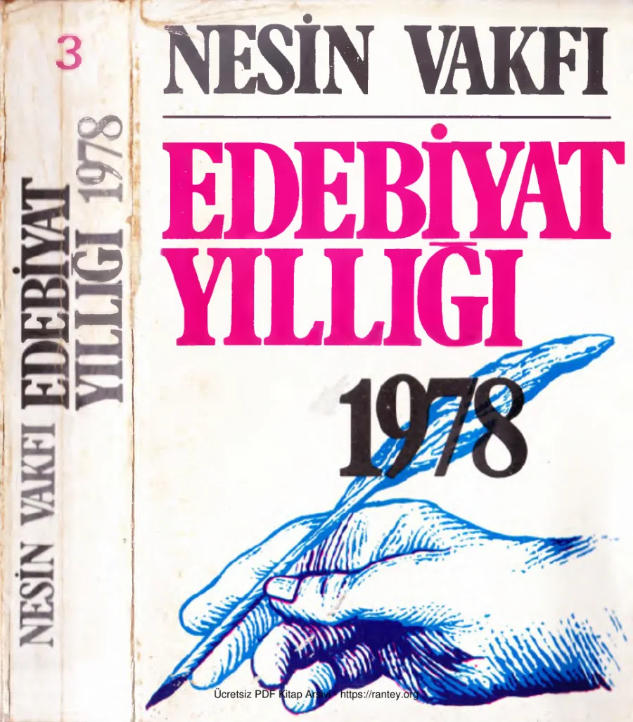 Edebiyat Yıllığı 1978 kapak görseli