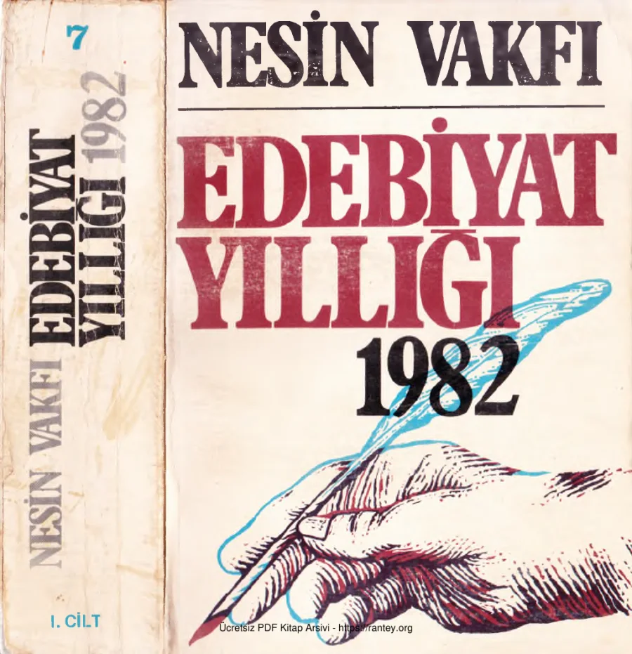 Edebiyat Yıllığı 1982 1Cilt kapak görseli