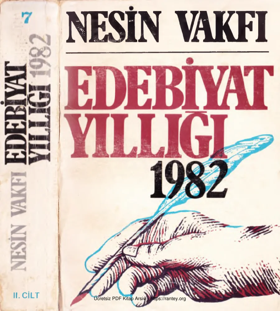 Edebiyat Yıllığı 1982 2Cilt kapak görseli