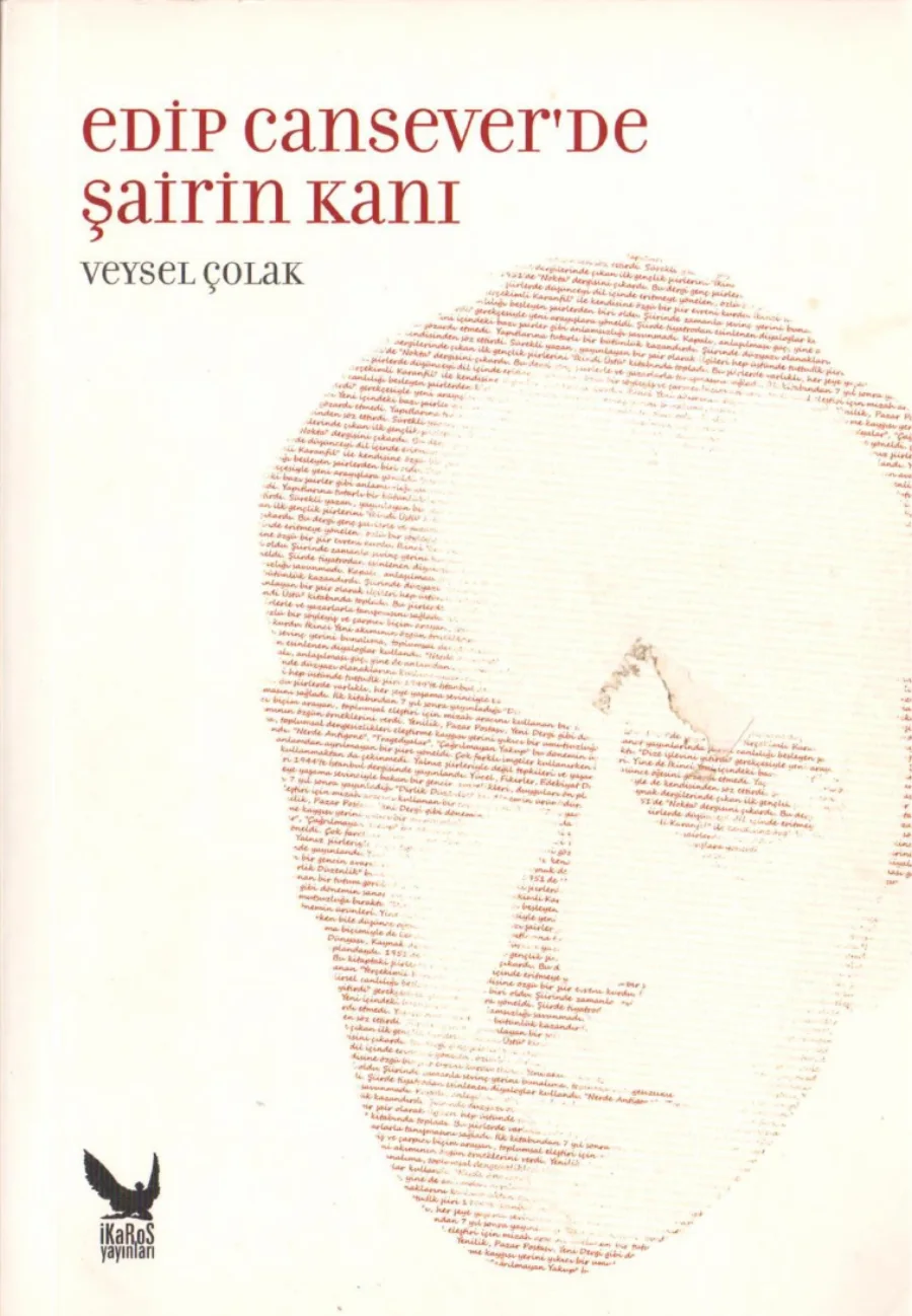 Edip Canseverde Şairin Kanı İkaros Yayınları kitap kapağı