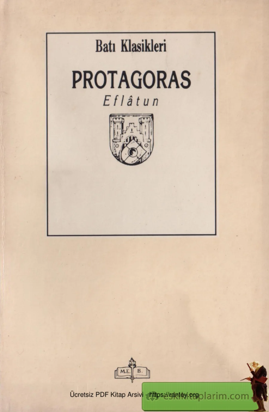 Eflatun Protagoras kapak görseli