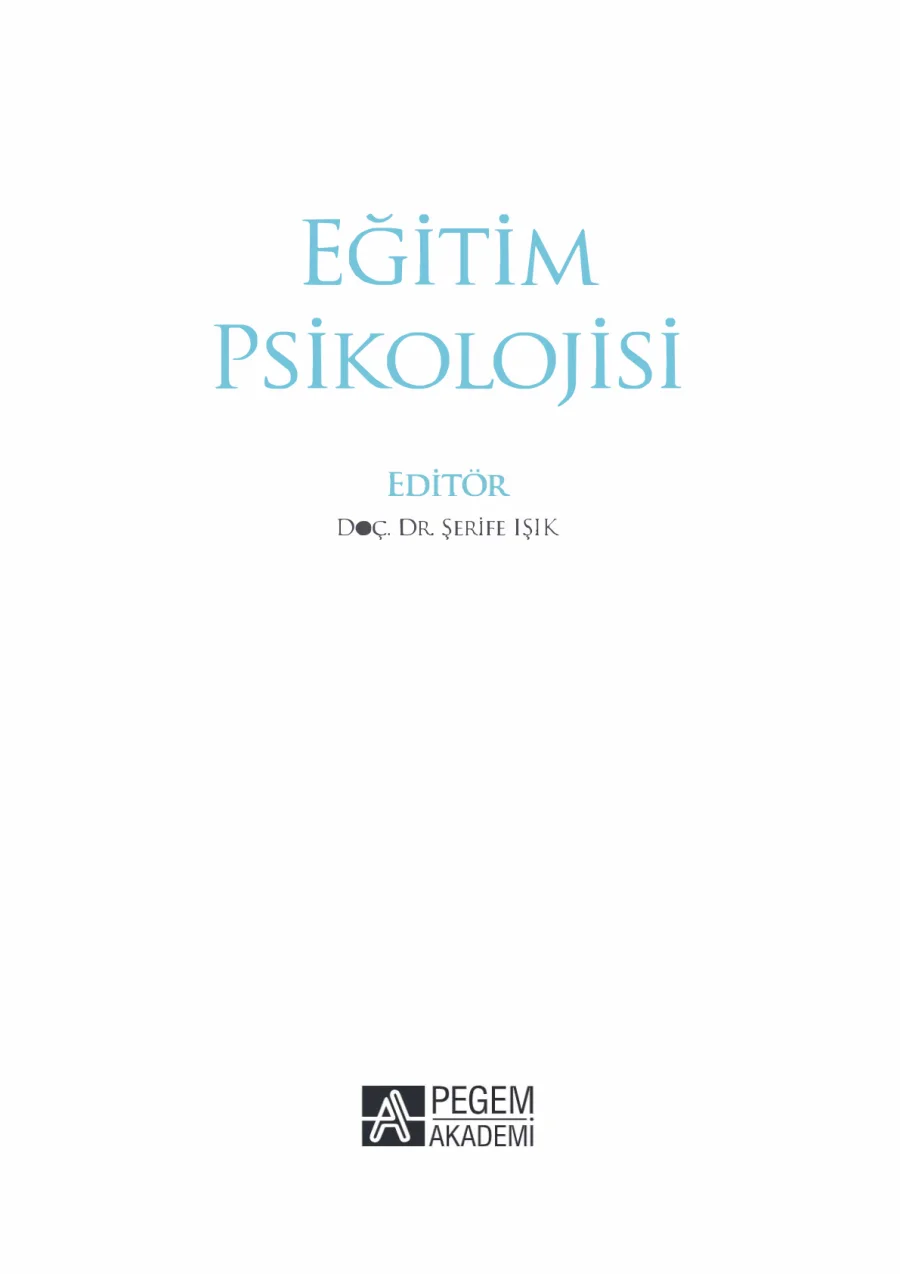 Eğitim Psikolojisi kapak görseli