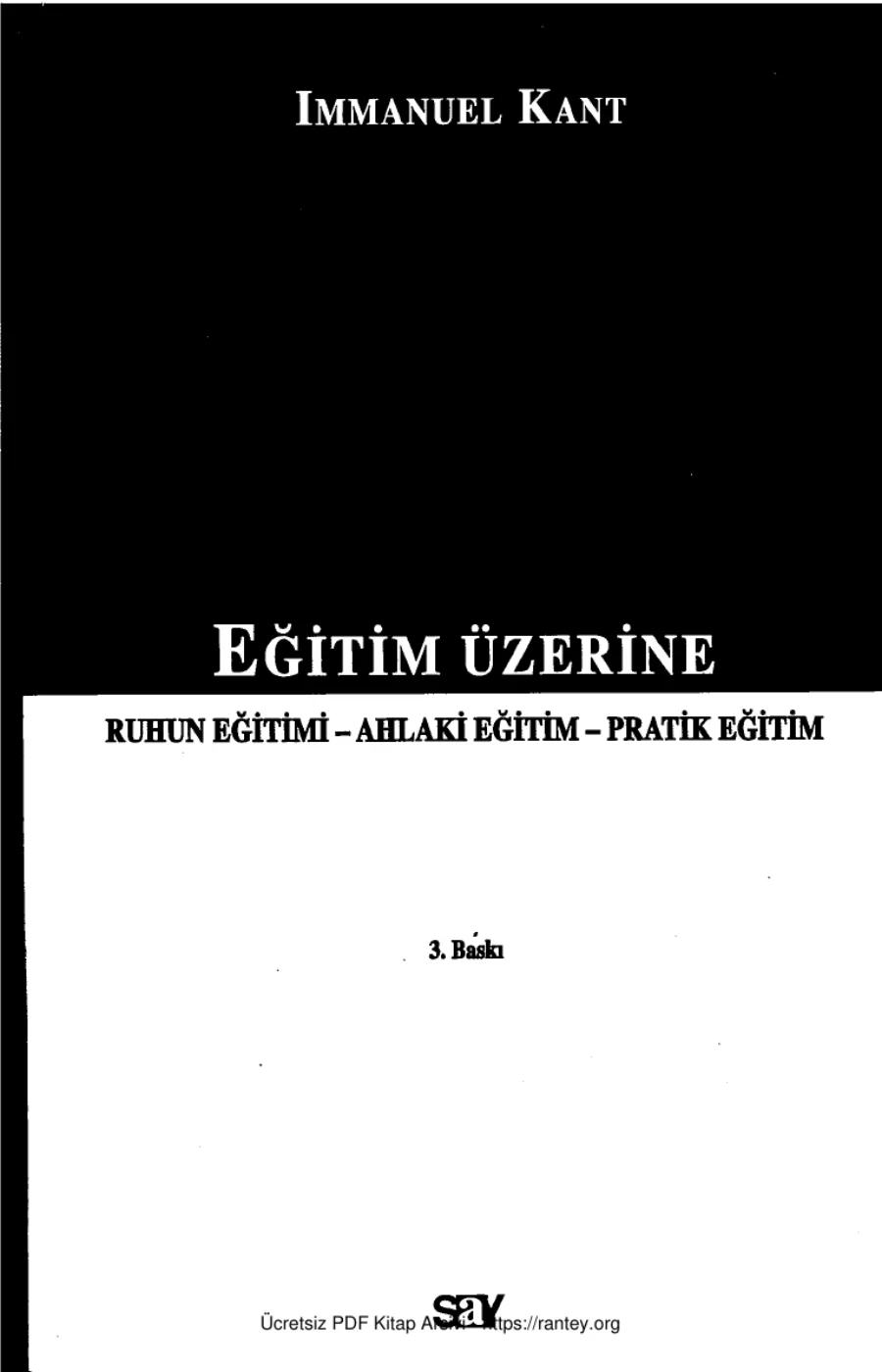 Eğitim Üzerine kapak görseli
