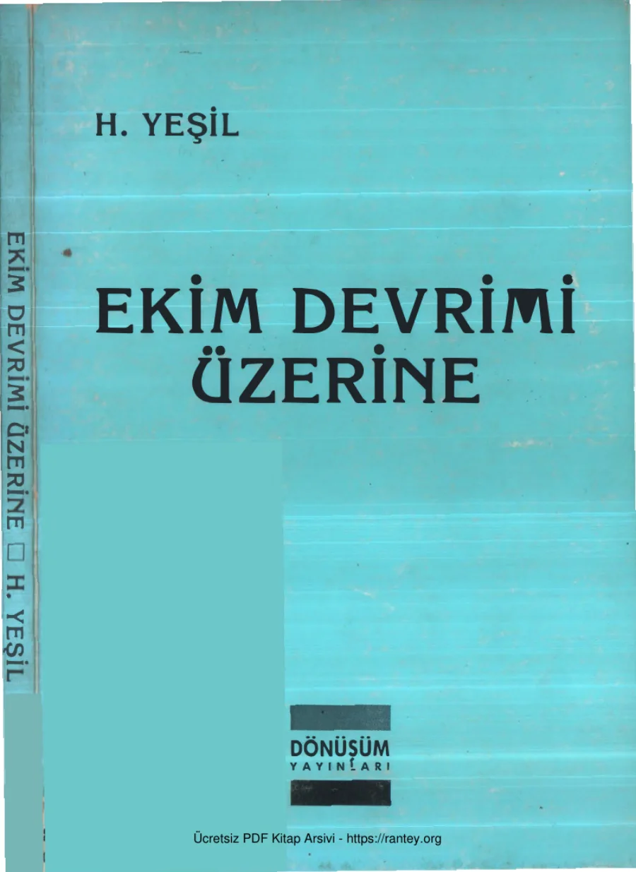 Ekim Devrimi Üzerine kapak görseli