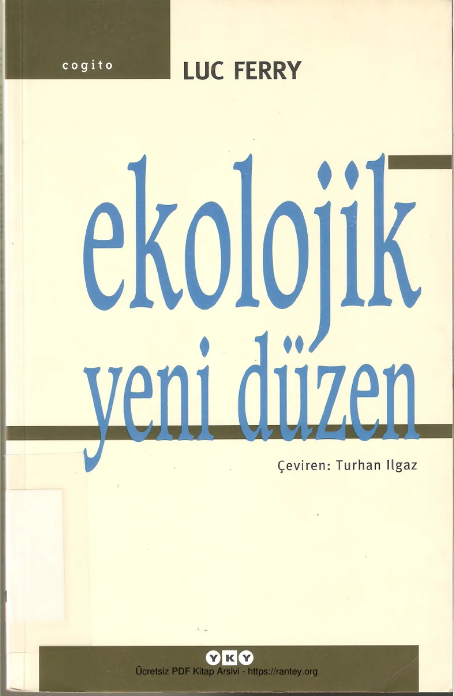 Ekolojik Yeni Düzen kapak görseli