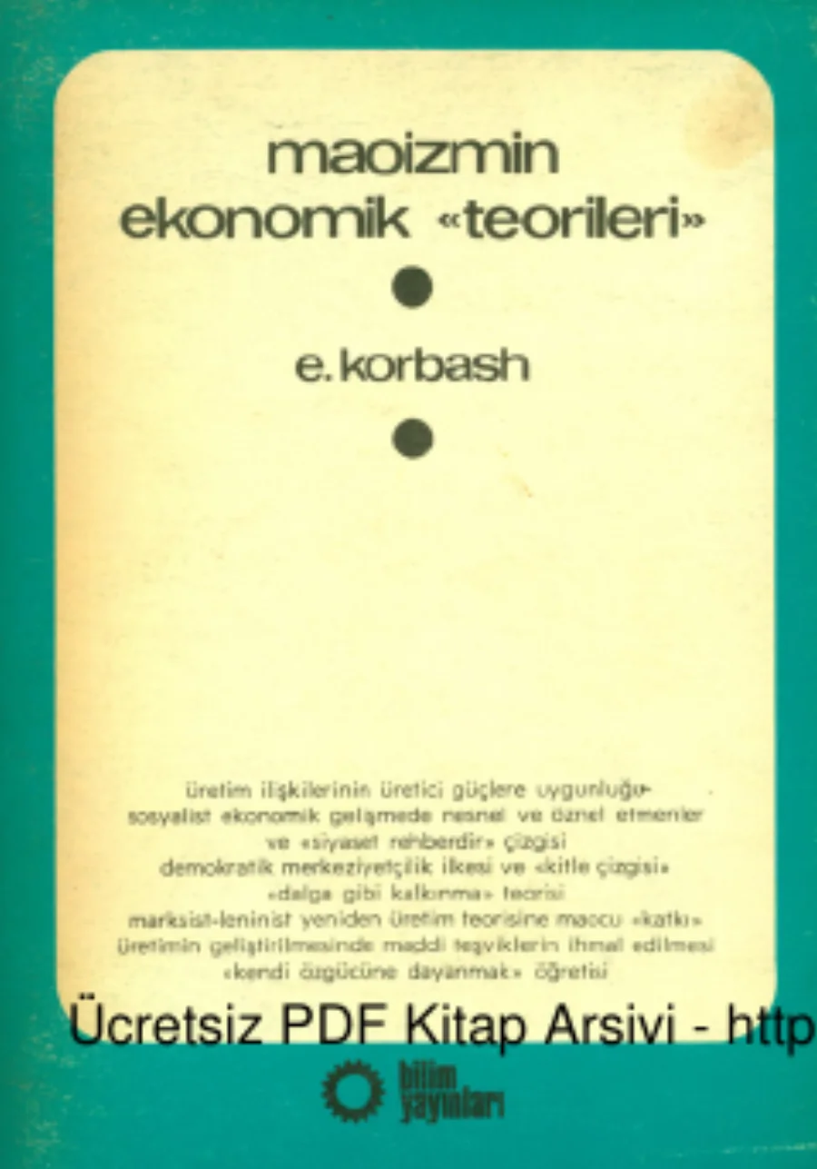 Ekonomik Teorileri kapak görseli