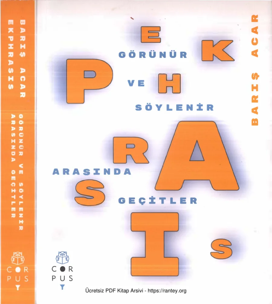 Ekphrasis Görünür ve Söylenir Arasında Geçitler kapak görseli