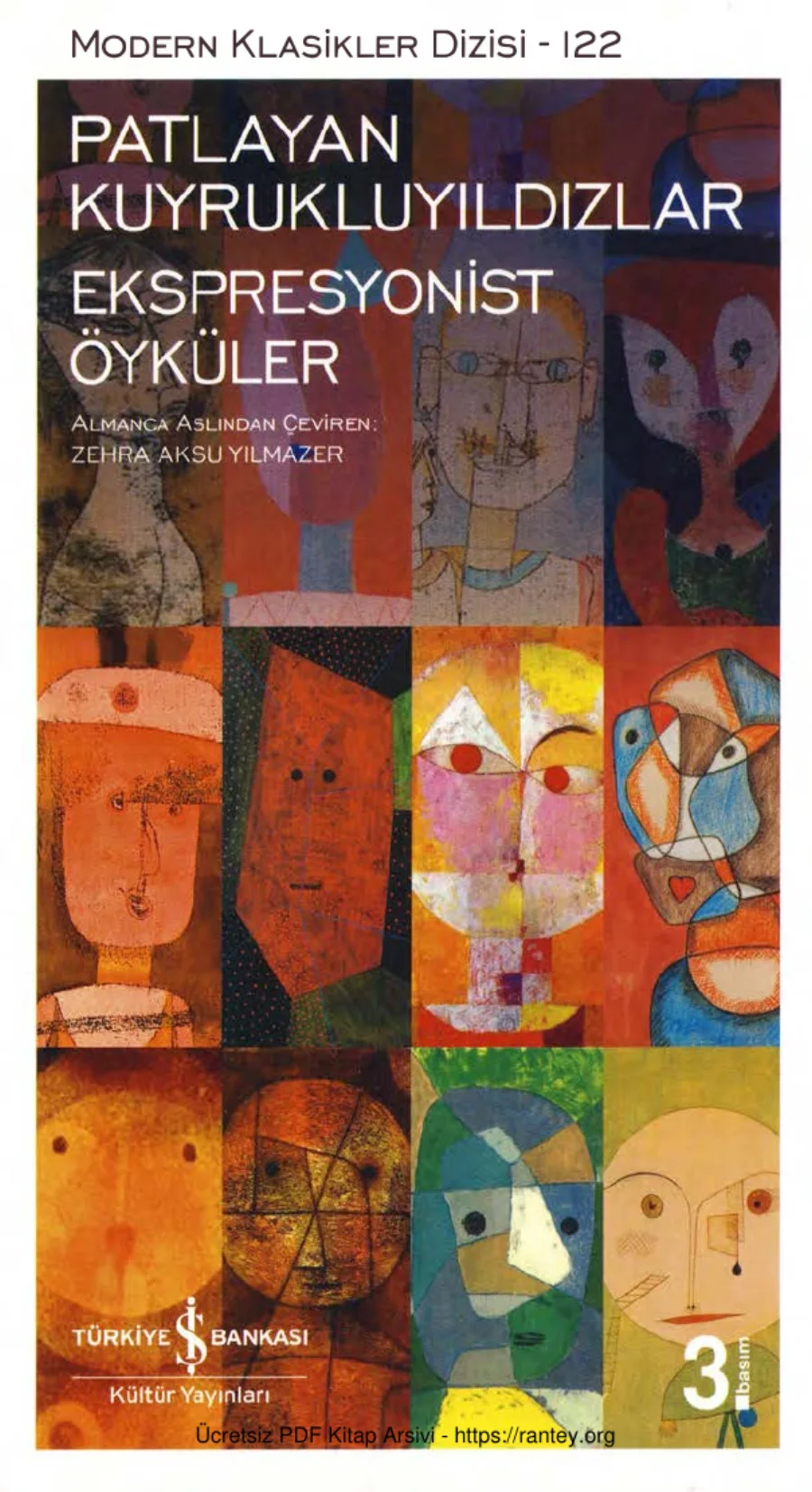 Ekspresyonist Öyküler Patlayan Kuyruklu Yıldızlar kapak görseli