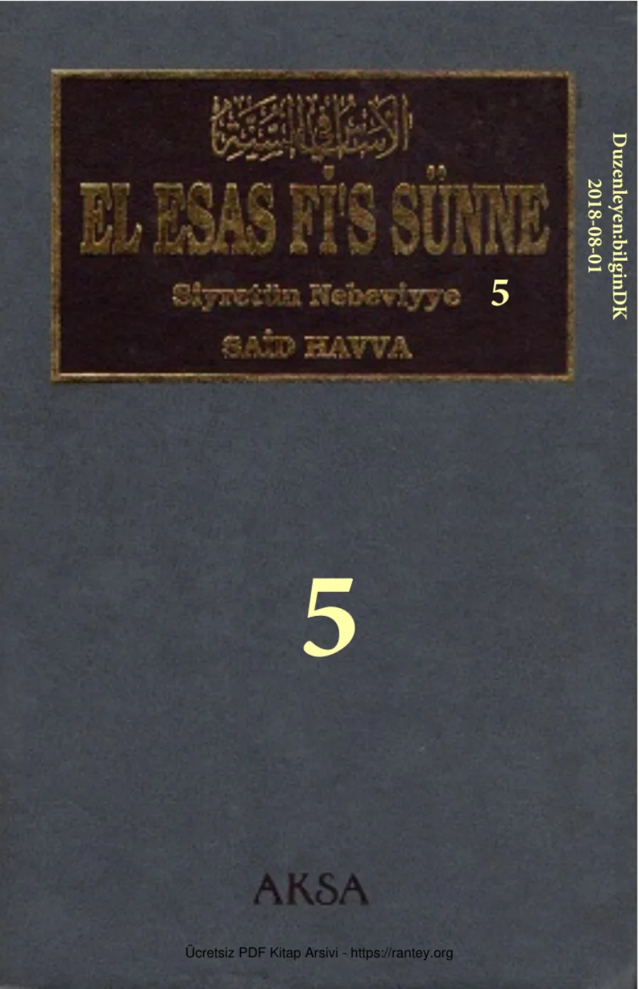 El Esas Fis Sunne5 10 Siyretun Nebeviyye5 6 kapak görseli