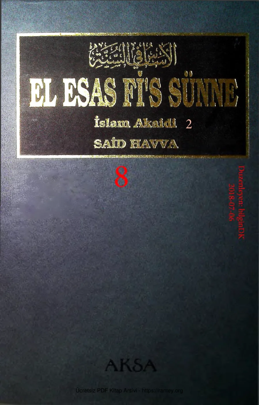 El Esas Fis Sunne8 10 Islam Akaidi2 4 kapak görseli