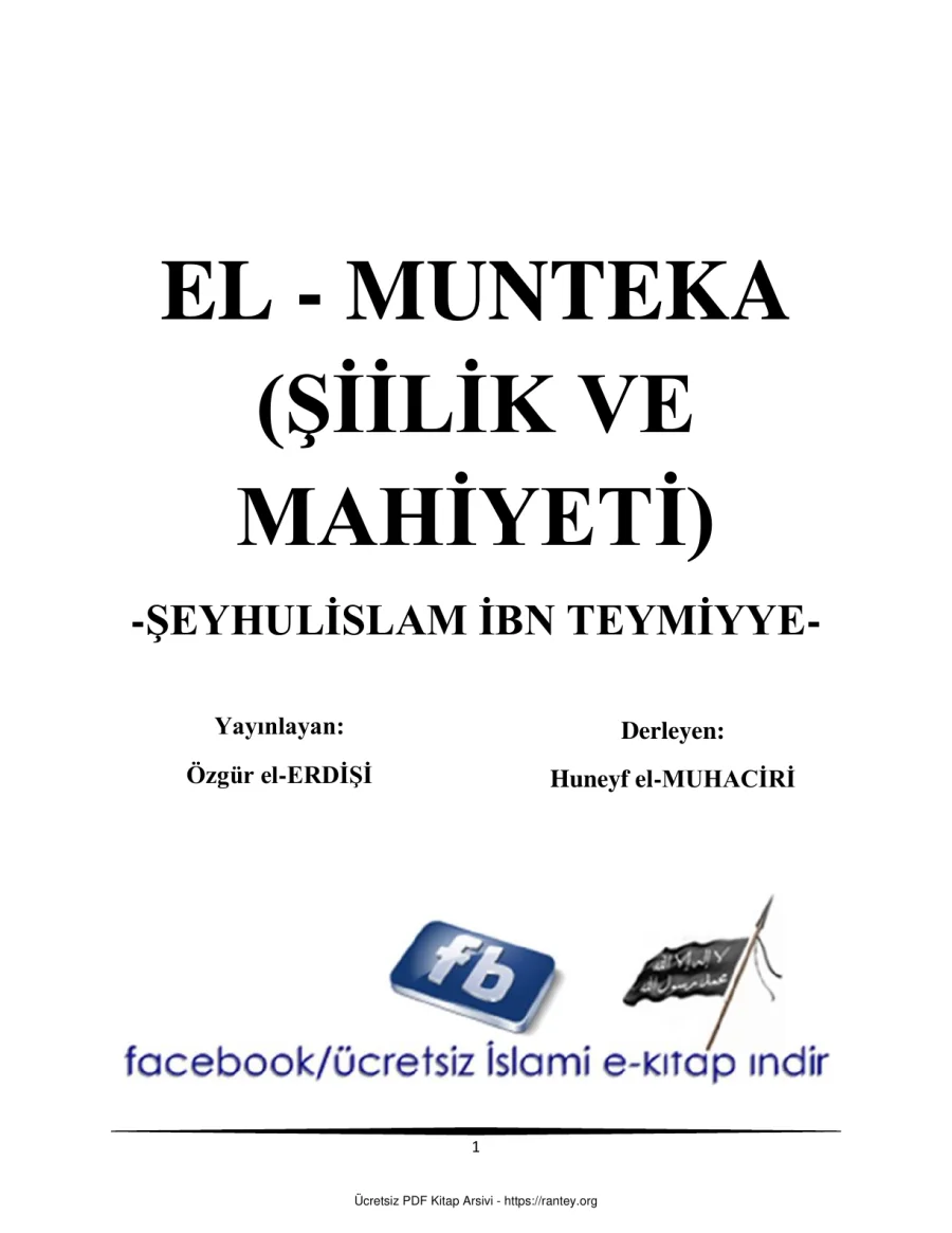 EL MUNTEKA ŞİA VE MAHİYETİ Ebu Abdulmumin Tekin Mıhçı kapak görseli