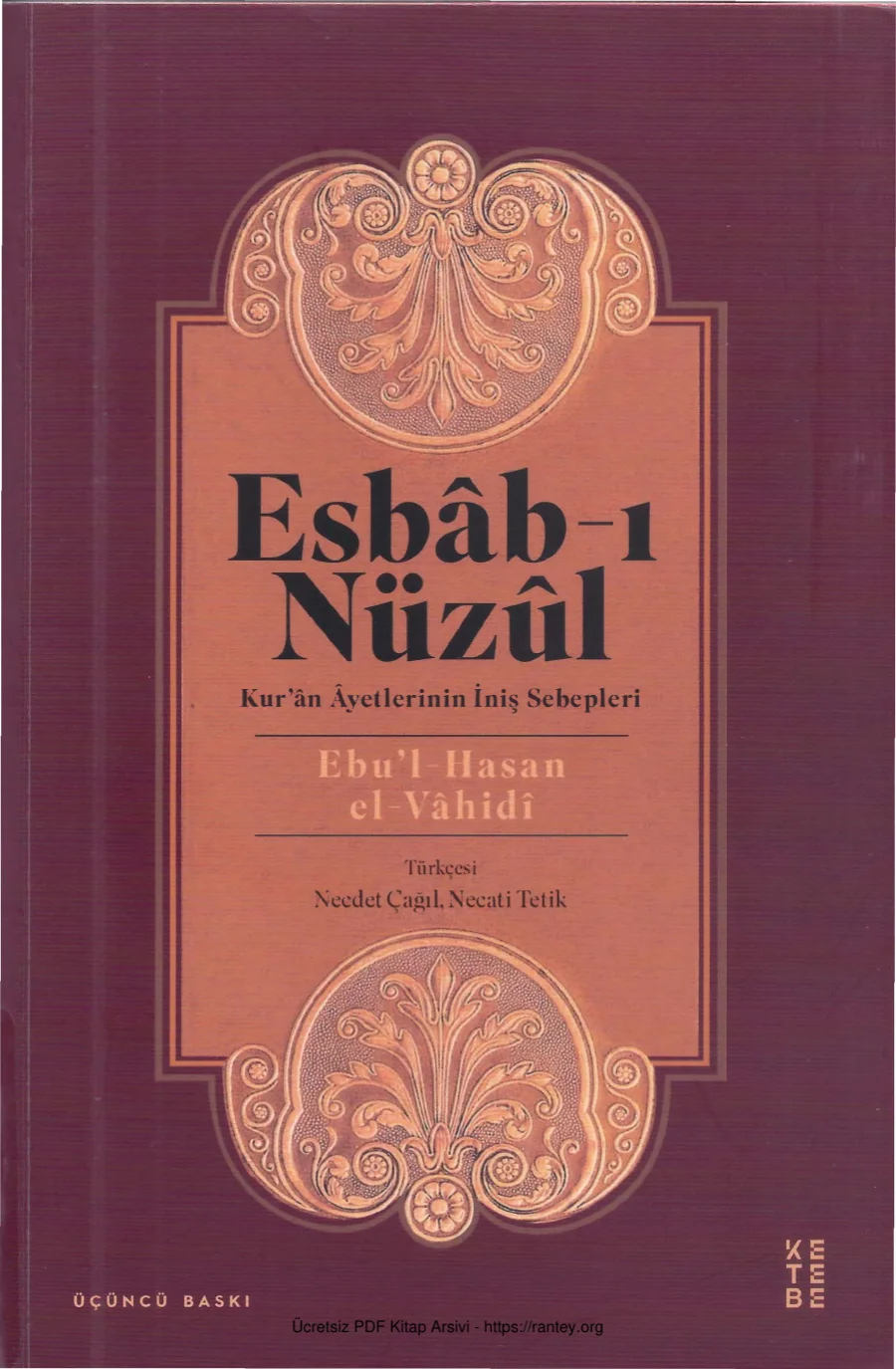 el Vahidi Esbab ı Nuzül kapak görseli