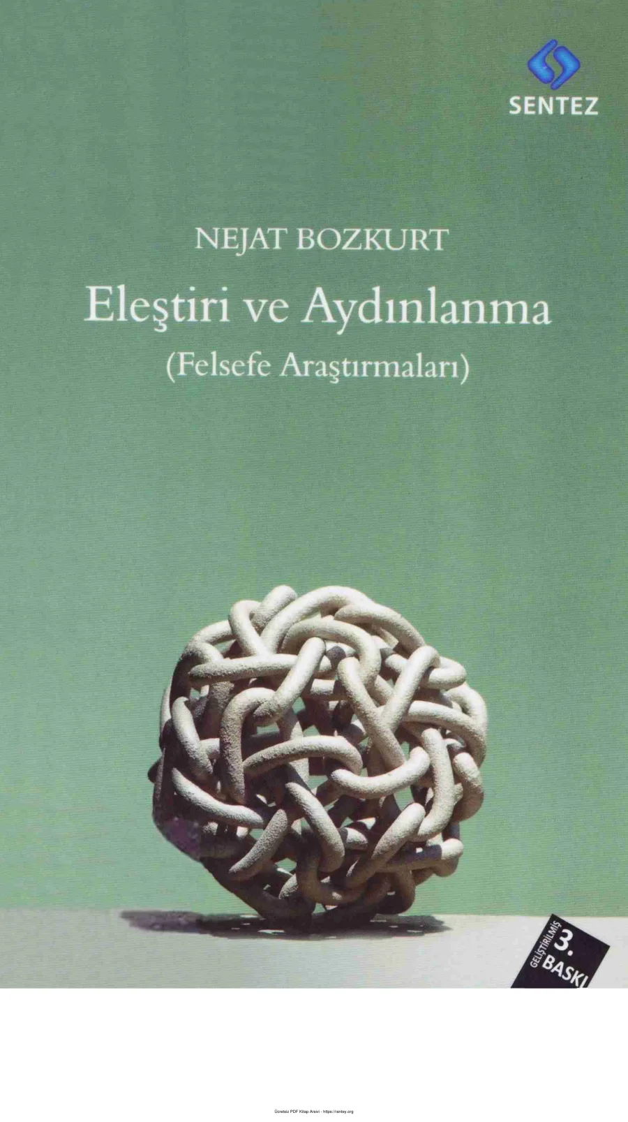 Eleştiri ve Aydınlanma Felsefe Araştırmaları Sentez Yayınları kapak görseli