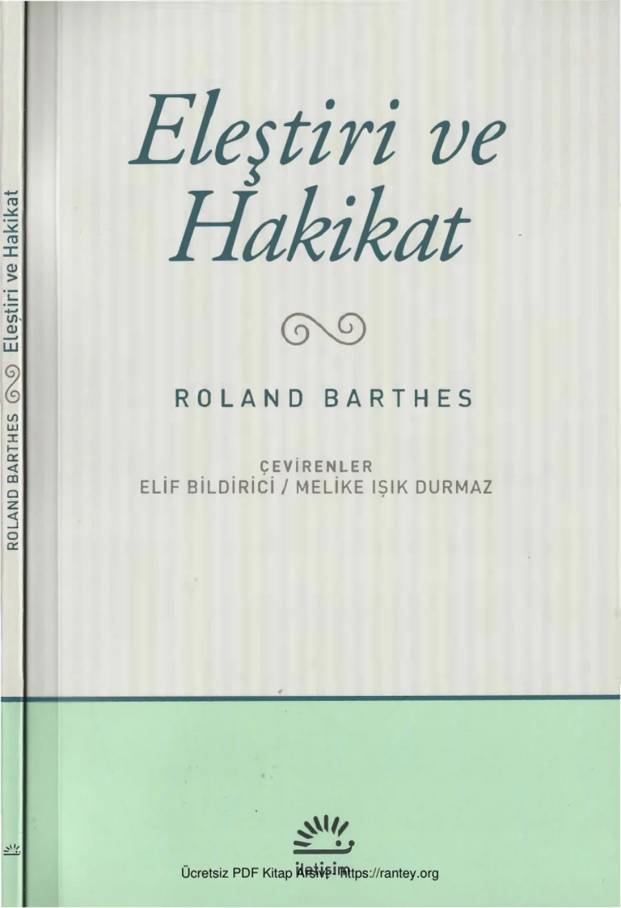 Eleştiri ve Hakikat kapak görseli