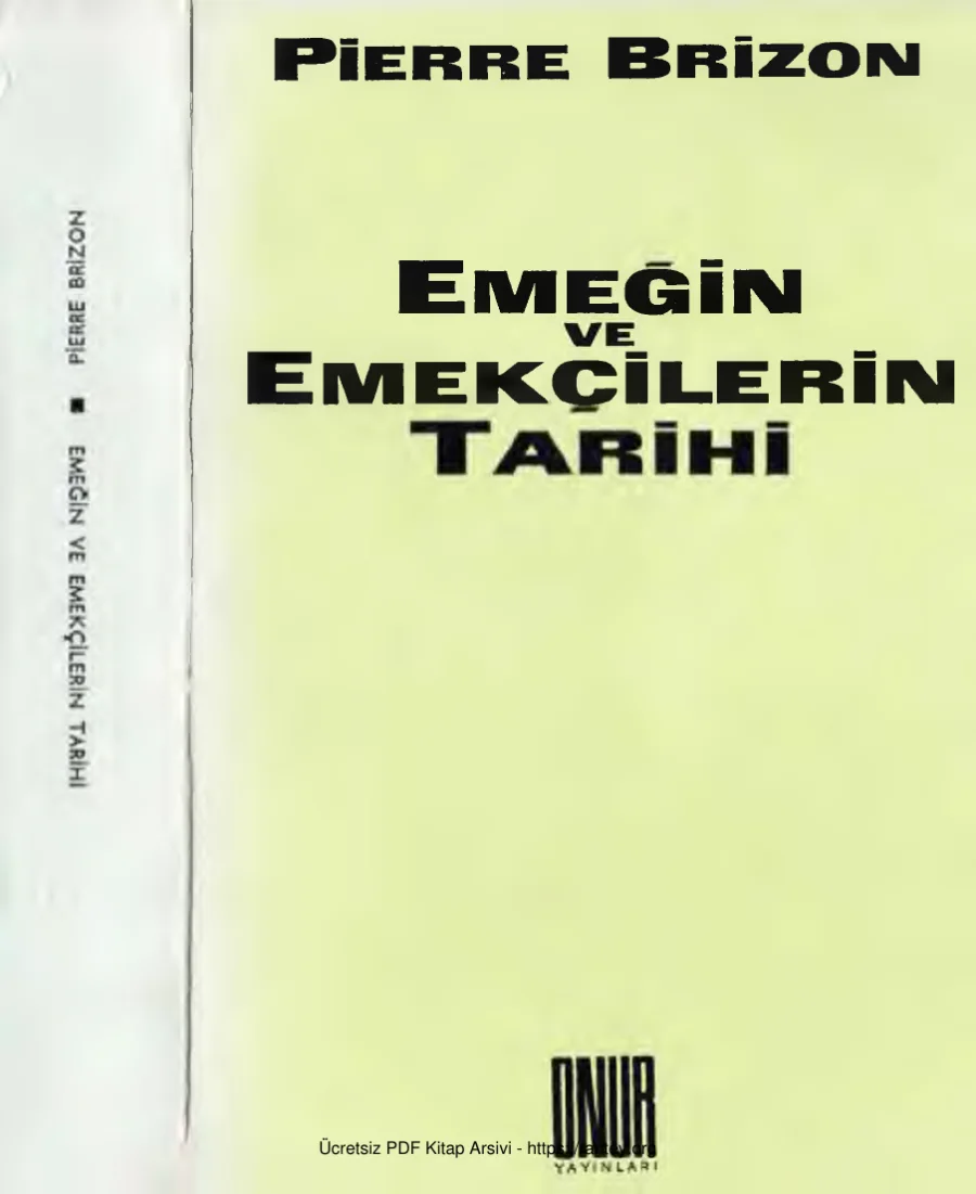 Emeğin ve Emekçilerin Tarihi kapak görseli