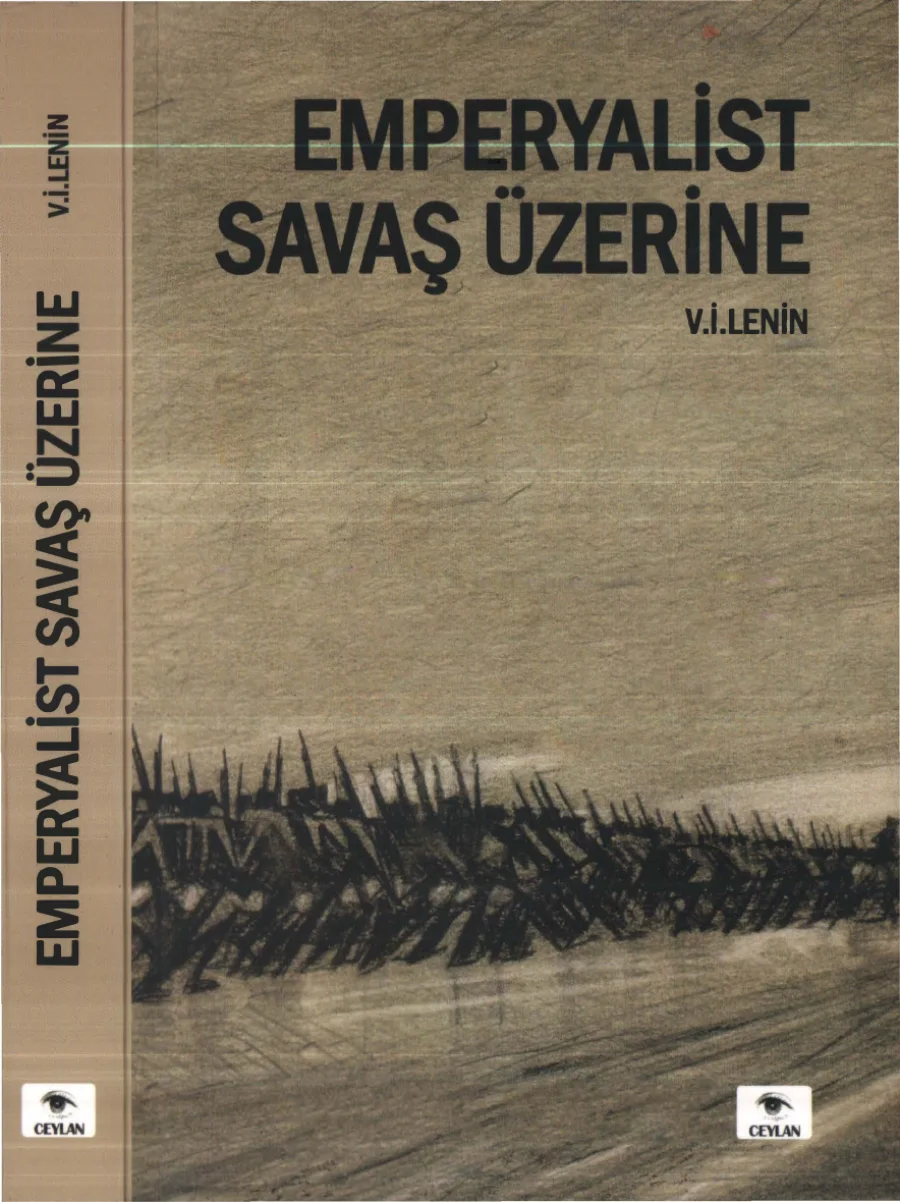 Emperyalist Savaş Üzerine Ceylan kitap kapağı