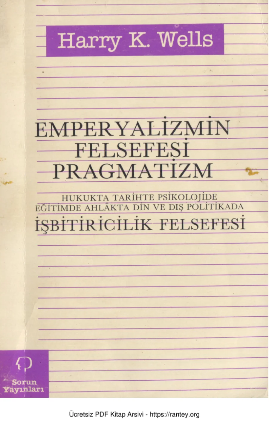 Emperyalizmin Felsefesi Pragmatizm kapak görseli