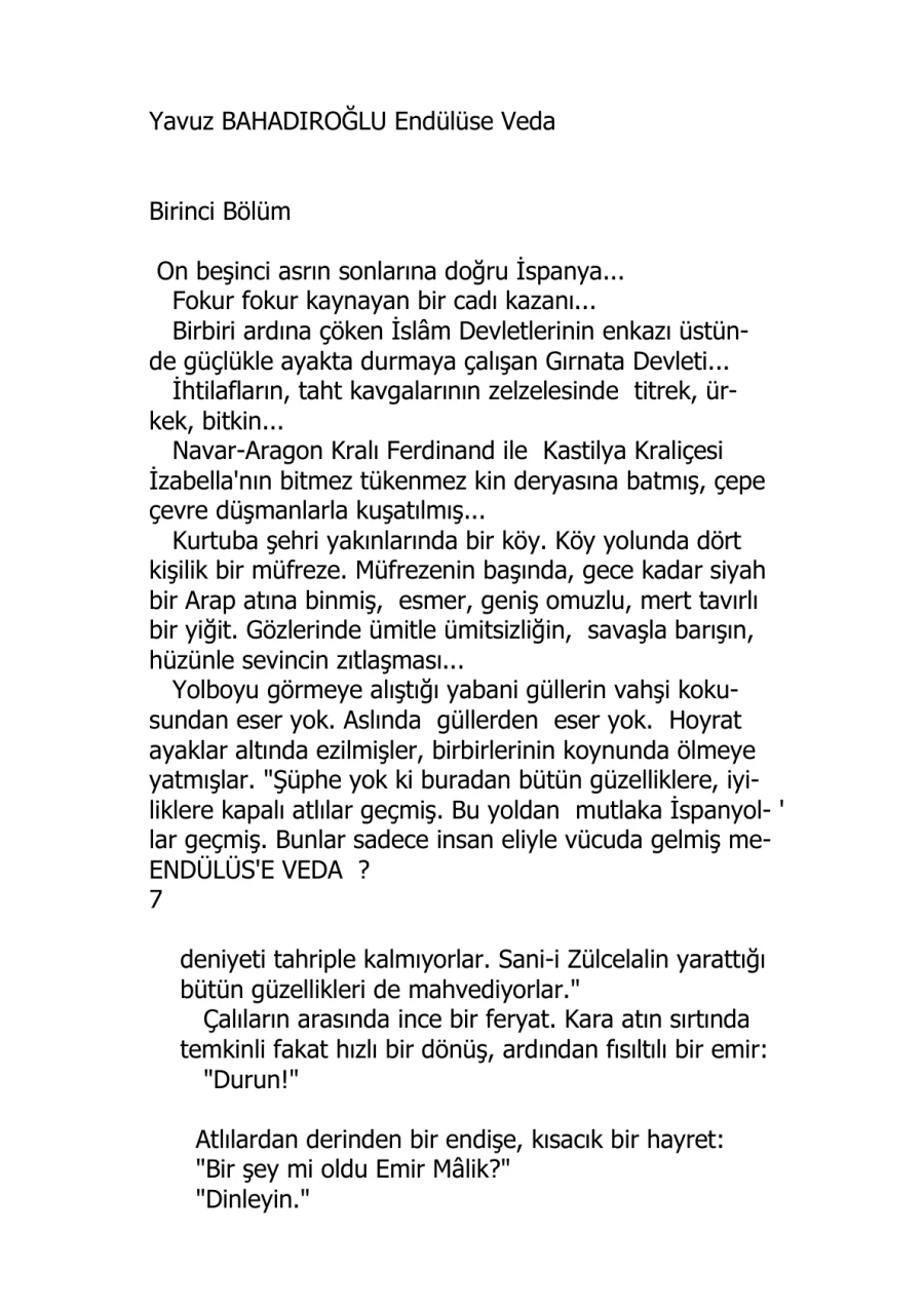 Endülüs'e Veda PDF kapak görseli