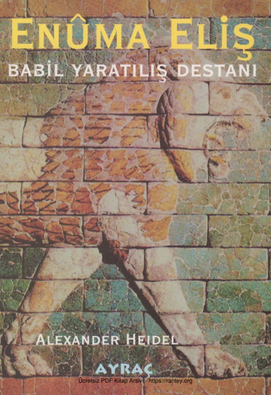 Enma Eliş Babil Yaratılış Destanı kapak görseli
