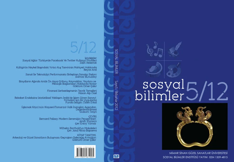 Enstitüsü Dergisi Sayı 05 İlkbahar kitap kapağı