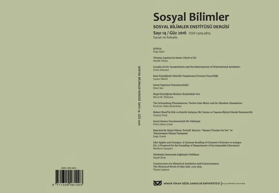 Enstitüsü Dergisi Sayı 14 Güz kapak görseli