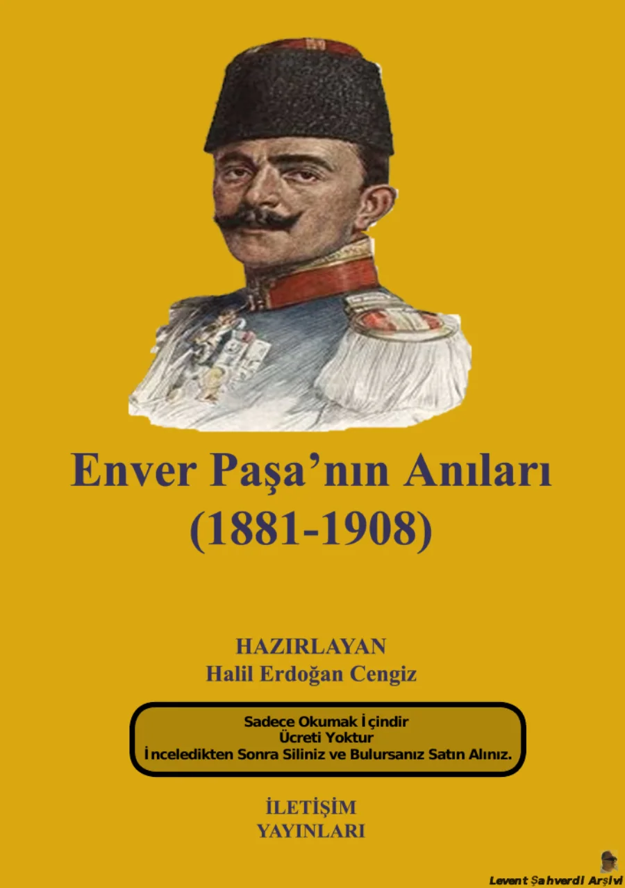 Enver Paşa'nın Anıları 1881-1908 kapak görseli