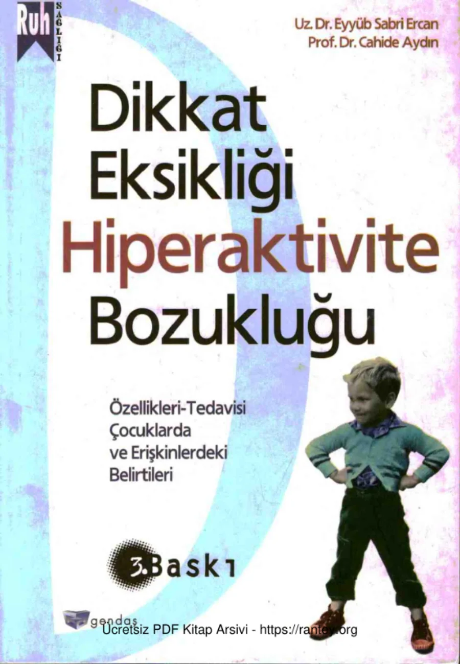 Ercan Cahide Aydın Dikkat Eksikliği Hiperaktivite Bozukluğu Gendaş Yayınları kapak görseli