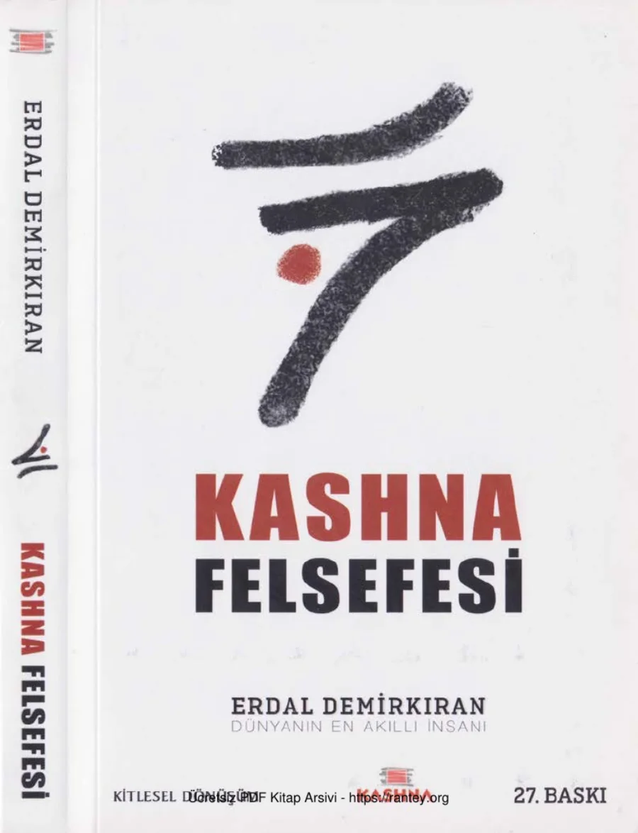 Erdal Demirkıran Kashna Felsefesi Kashna Yayınları kapak görseli