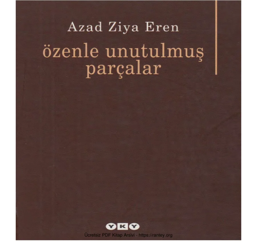 Eren Özenle Unutulmuş Parçalar kapak görseli