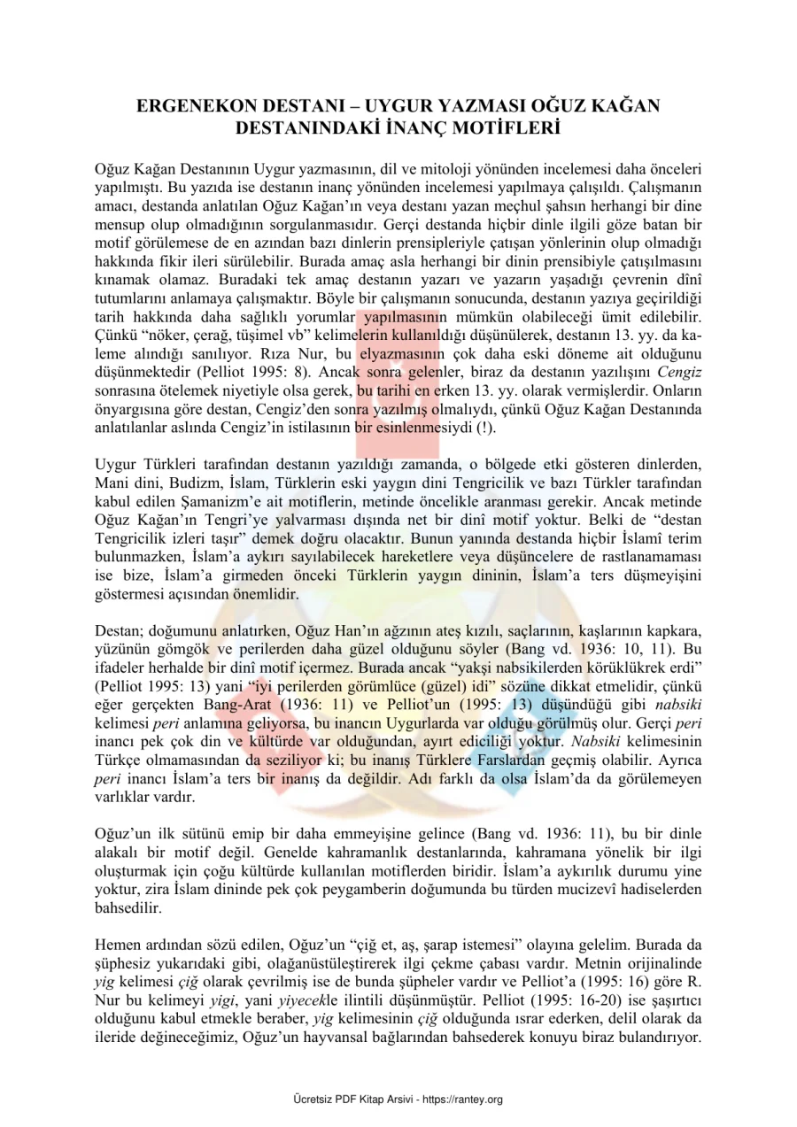 Ergenekon Destanı kapak görseli