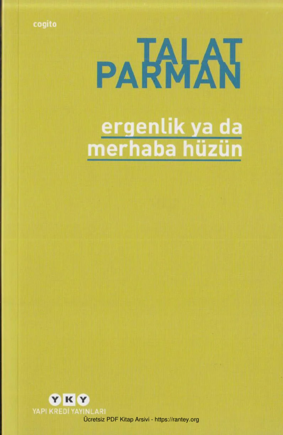 Ergenlik ya da Merhaba Hüzün kapak görseli