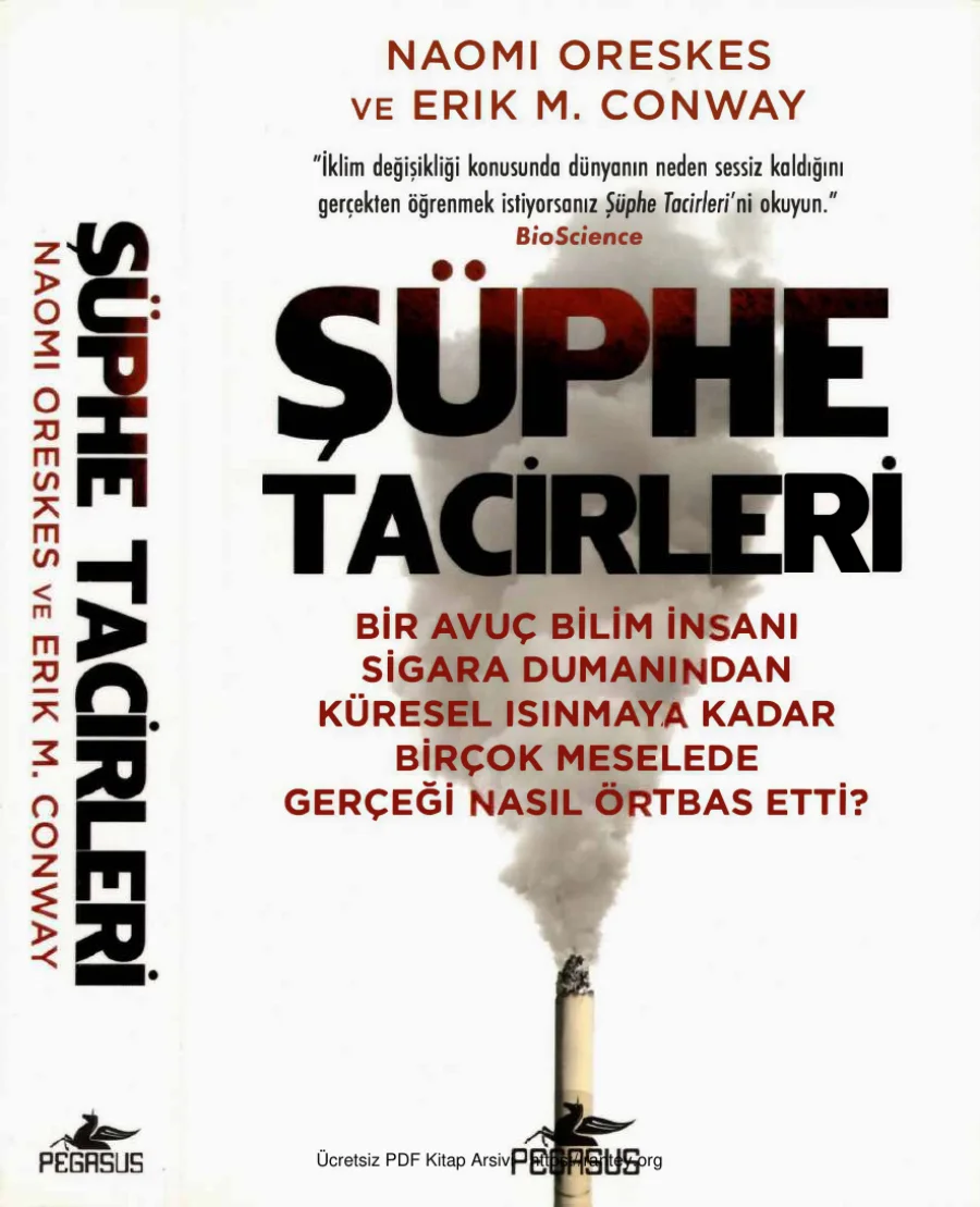 Erik M Conway Şüphe Tacirleri kapak görseli