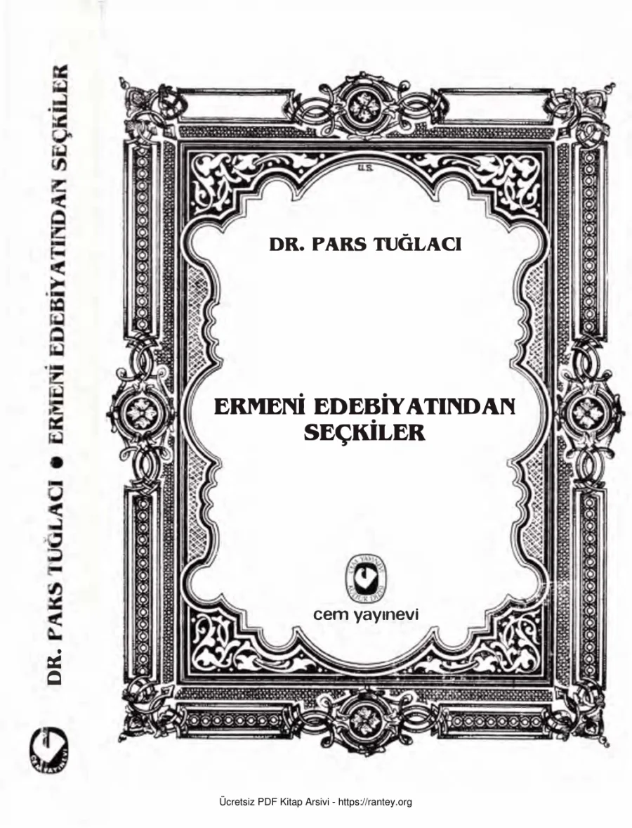 Ermemi Edebiyatından Seçkiler Antoloji kapak görseli